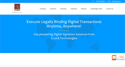 Desktop Screenshot of elock.com